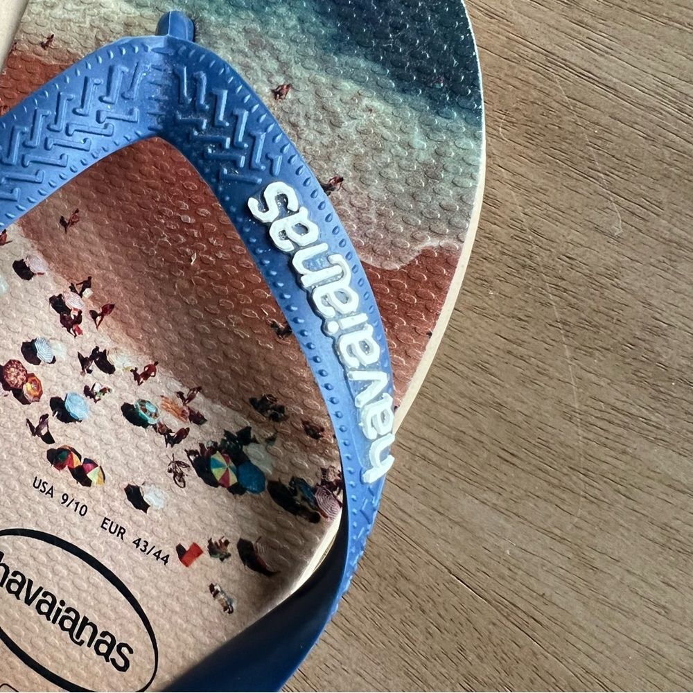 Havaianas Men’s Beach Design Sandals Sz 9/10 GUC - Picture 7 of 9